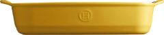 Emile Henry Fırın Kabı Dikdörtgen 36 x 23 cm Mat Sarı/Provence Yellow