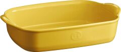 Emile Henry Fırın Kabı Dikdörtgen 30 x 19 cm Mat Sarı/Provence Yellow