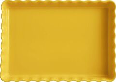 Emile Henry Tart-Börek Fırın Kabı 33 x 24 cm Mat Sarı/Provence Yellow