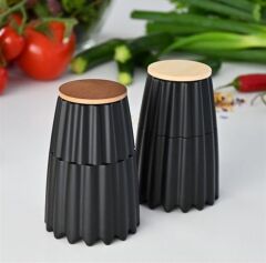 Adhoc Mag Two Karabiber Tuz Değirmen Seti Mıknatıslı 19,5 cm