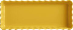 Emile Henry Tart-Börek Fırın Kabı Dikdörtgen 36.5 x 15 cm Mat Sarı/Provence Yellow