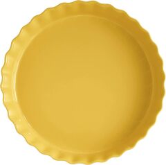 Emile Henry Tart-Börek-Flan Kabı Yuvarlak 32 cm Sarı/Provence Yellow
