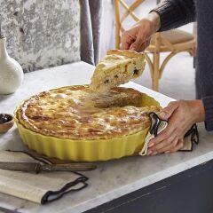 Emile Henry Tart-Börek-Flan Kabı Yuvarlak 32 cm Sarı/Provence Yellow