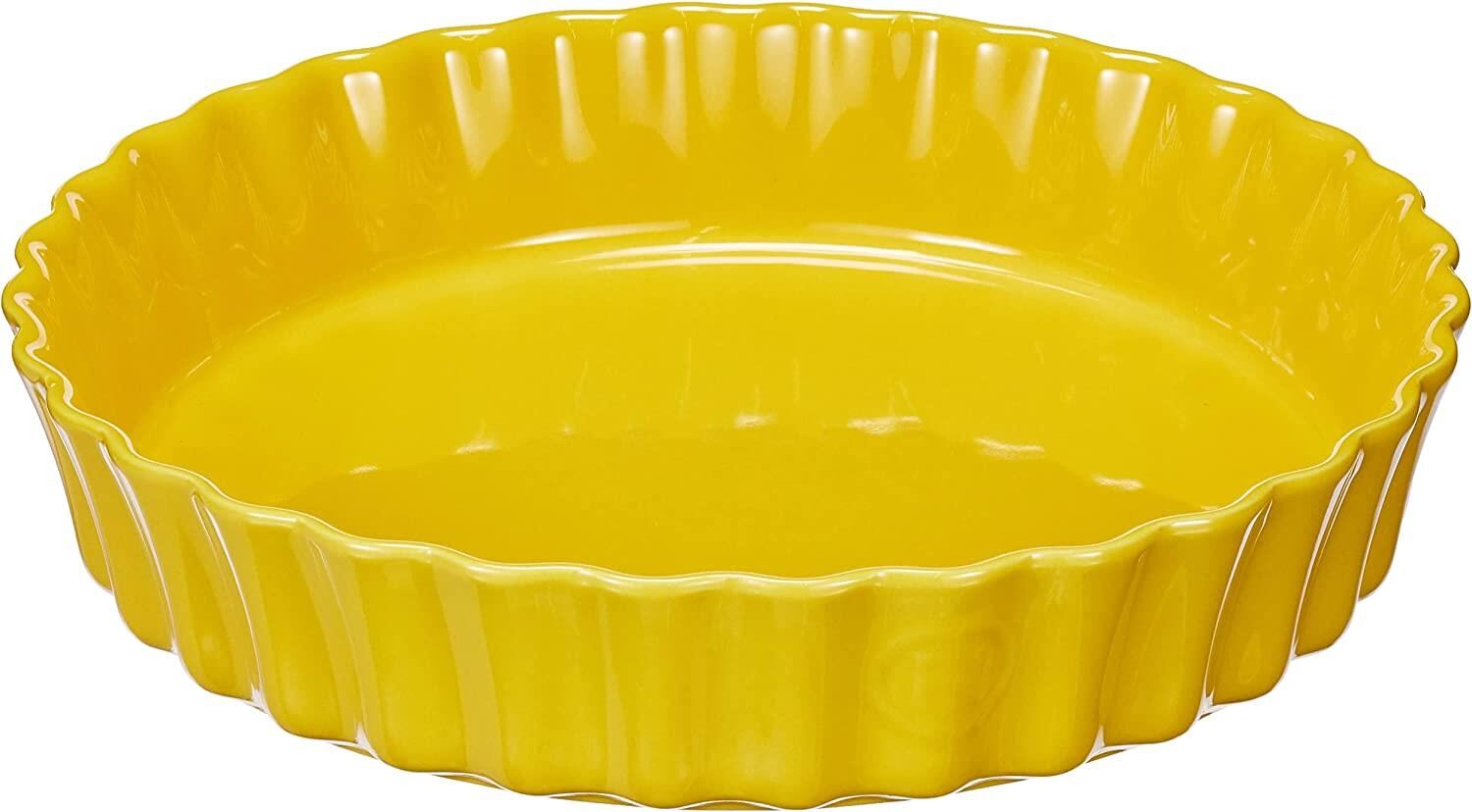 Emile Henry Tart-Börek-Flan Kabı Mat Sarı/Provence Yellow