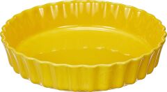 Emile Henry Tart-Börek-Flan Kabı Mat Sarı/Provence Yellow