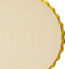 Emile Henry Tart-Börek-Flan Kabı Mat Sarı/Provence Yellow