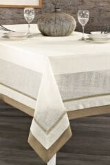 NAZİK HOME LATİNA MASA ÖRTÜSÜ KREM-BEJ