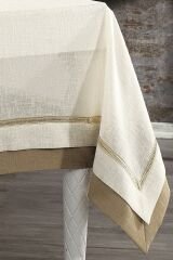 NAZİK HOME LATİNA MASA ÖRTÜSÜ KREM-BEJ