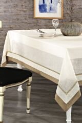 NAZİK HOME LATİNA MASA ÖRTÜSÜ KREM-BEJ