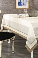 NAZİK HOME LATİNA MASA ÖRTÜSÜ KREM-BEJ