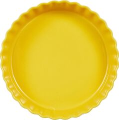 Emile Henry Tart-Börek Fırın Kabı Yuvarlak 24 cm Mat Sarı/Provence Yellow