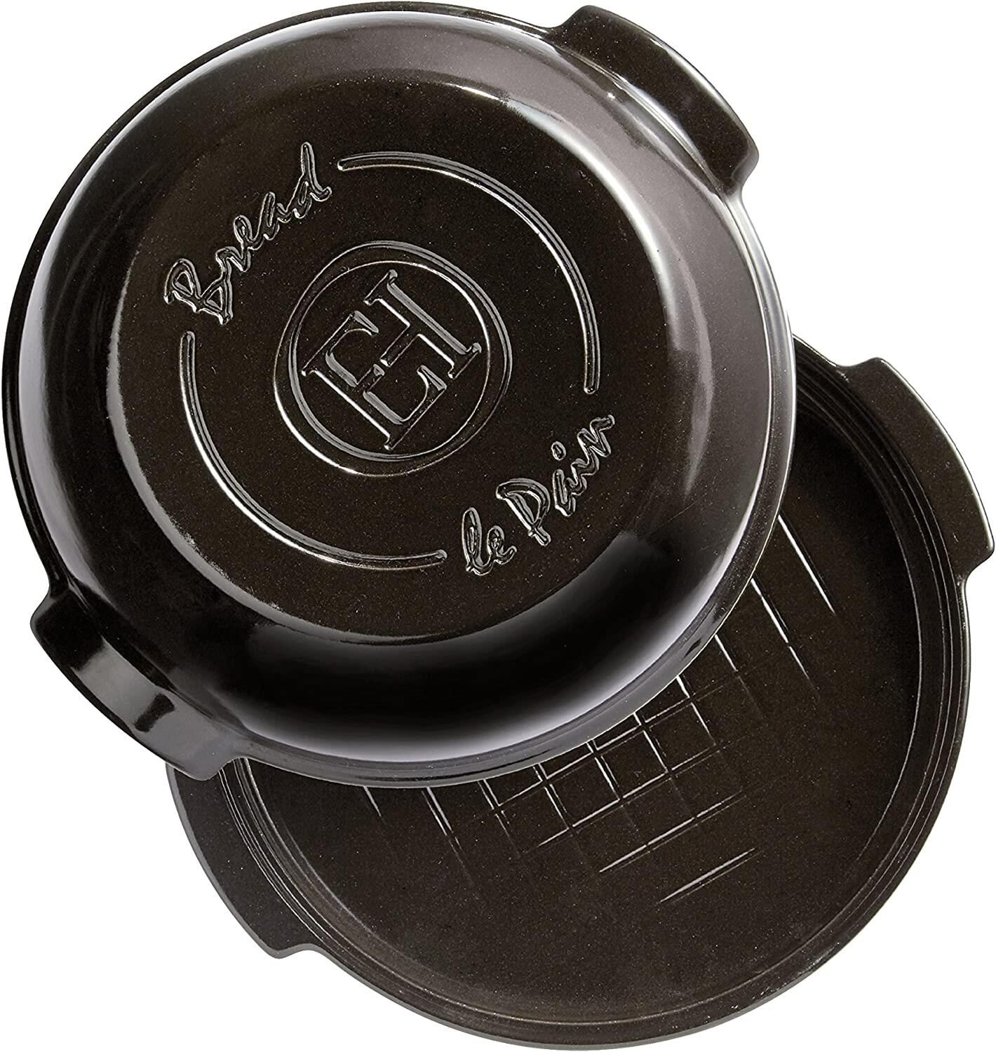 Emile Henry Fırın Kabı Ekmek Yuvarlak 32 cm Antrasit/Charcoal