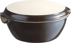 Emile Henry Fırın Kabı Ekmek Yuvarlak 32 cm Antrasit/Charcoal