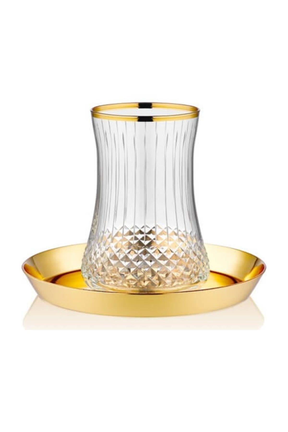 Koleksiyon Dervısh Çay Set 6 lı Elegant Parlak Altın