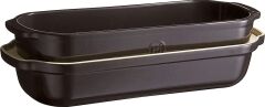 Emile Henry Ekmek/Fırın Kabı Baton 39 x 16 cm Antrasit