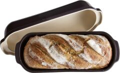 Emile Henry Ekmek/Fırın Kabı Baton 39 x 16 cm Antrasit