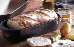 Emile Henry Ekmek/Fırın Kabı Baton 39 x 16 cm Antrasit