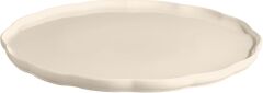 Emile Henry Madeleine Yuvarlak Servis Tabağı 31 cm Ekru / Clay