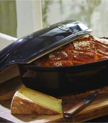 Emile Henry Artisan Ekmek/Fırın Kabı 36*24*16 cm 3,35 l Antrasit