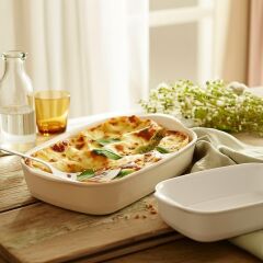 Emile Henry  Fırın Kabı Dikdörtgen 2´li Set (9650&9652) Ekru/Clay - craft box