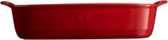 Emile Henry Fırın Kabı Dikdörtgen 42 x 28 cm Kırmızı/Burgundy -349654