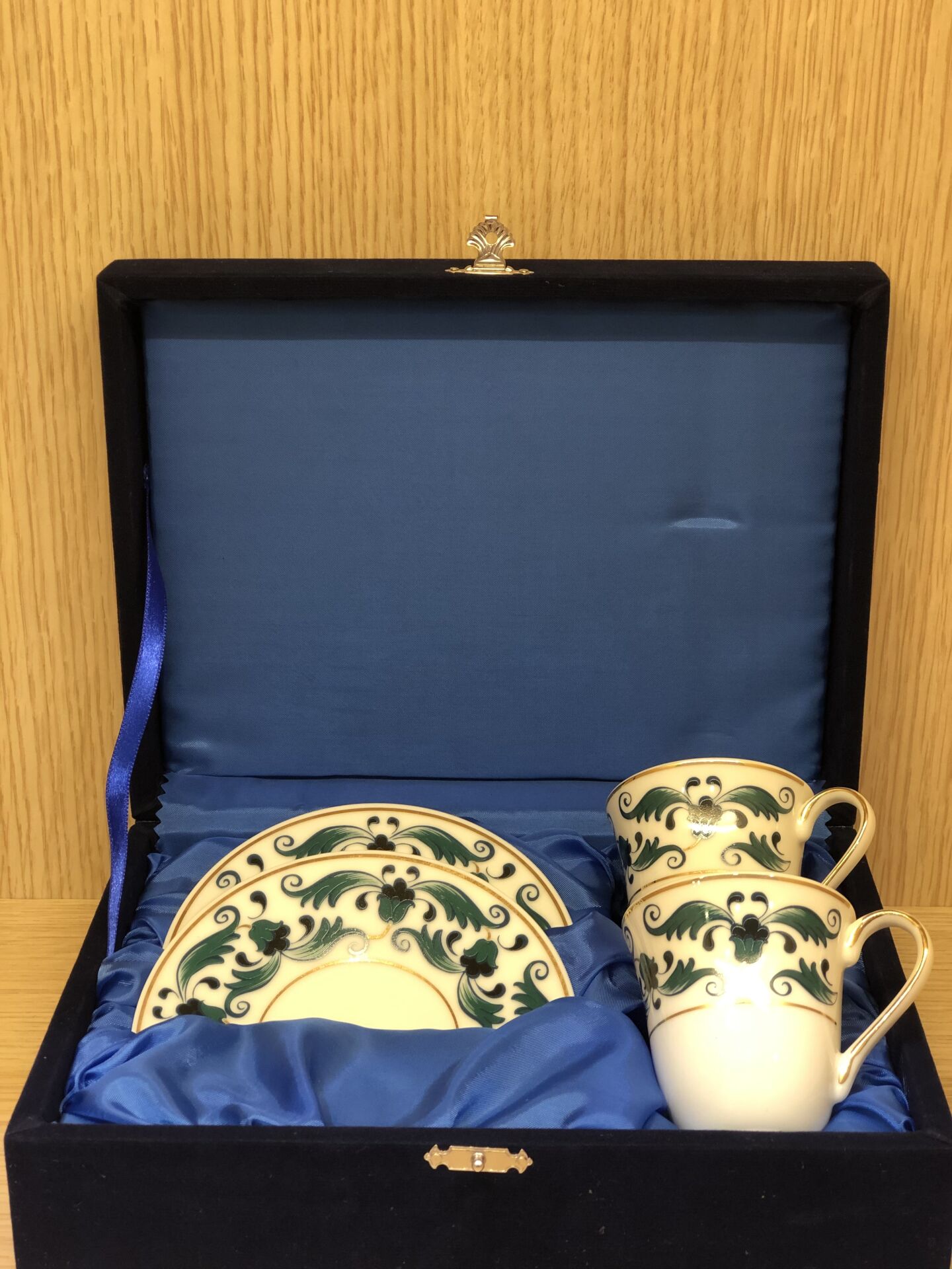 Güral Porselen El Dekoru 2 Kişilik Türk Kahve Fincan Takımı