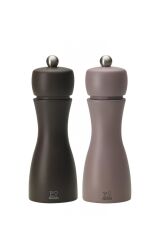 Peugeot Tahiti Karabiber + Tuz Değirmeni 2 li Set 15 cm K.rengi+Mor