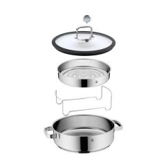 WMF VITALIS BUHARLI PİŞİRİCİ 5LT YUVARLAK