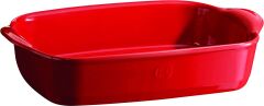 Emile Henry Fırın Kabı Dikdörtgen 30 x 19 cm Kırmızı/Burgundy -349650