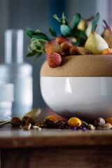 Emile Henry Meyve Kabı Yuvarlak 9.5 Lt Kırmızı/Burgundy -348765