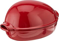 Emile Henry Fırın Kabı Yuvarlak Et/Tavuk/Hindi Pişime 4,5 Lt Kırmızı/Burgundy -348444