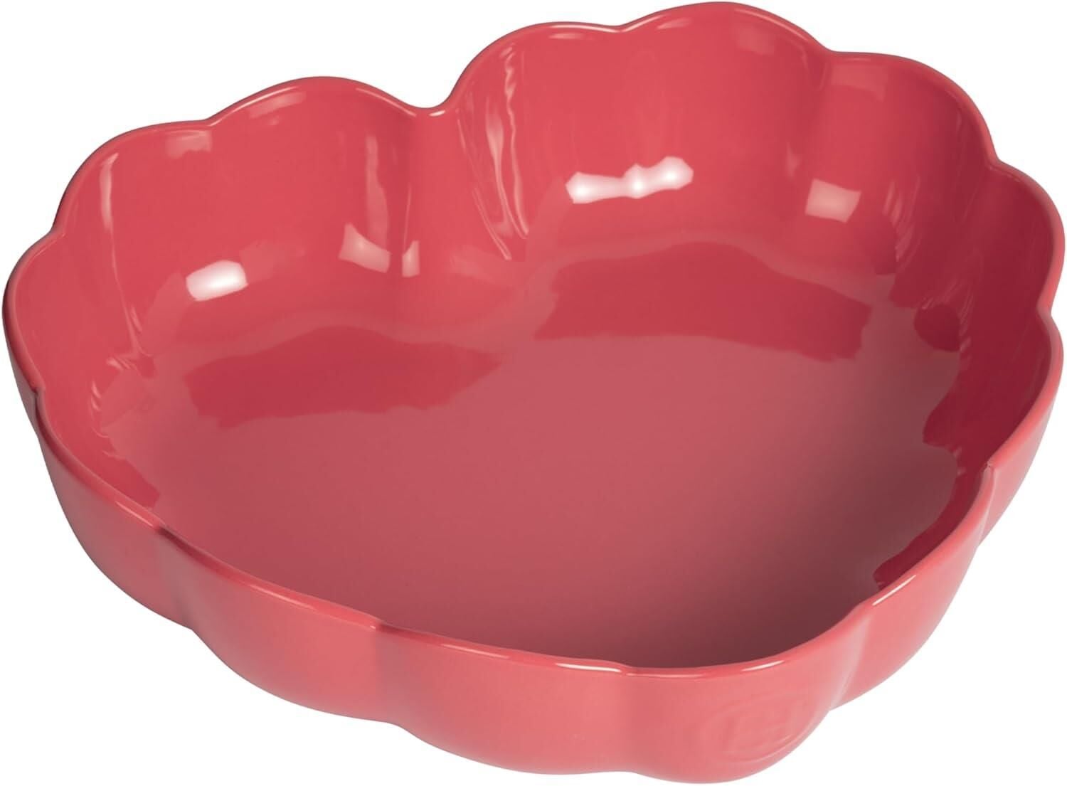 Emile Henry Madeleine Fırın Kabı Kalp 6,5 x 24,5 x 26,5 cm Pembe