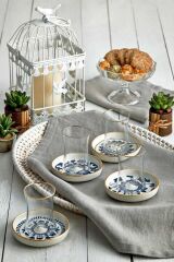 Koleksiyon Tiryaki Çay Seti 6 lı Yonca