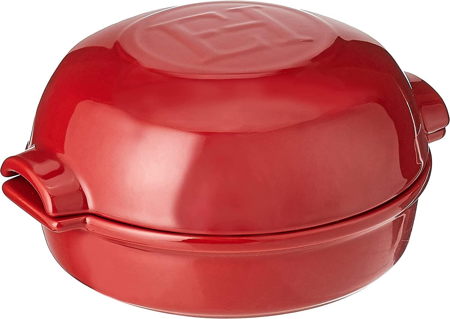 Emile Henry Peynir eritme ve fırın kabı 20 cm Kırmızı/Burgundy - 348417