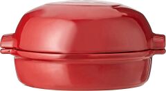 Emile Henry Peynir eritme ve fırın kabı 20 cm Kırmızı/Burgundy - 348417