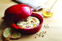 Emile Henry Peynir eritme ve fırın kabı 20 cm Kırmızı/Burgundy - 348417