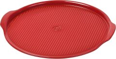 Emile Henry Pizza / Fırın Kabı Yuvarlak 40 cm Kırmızı/Burgundy -347614