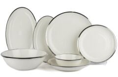 Mikasa Moor Silver Narrow 27 Parça Yemek Takımı