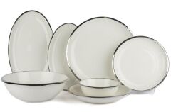 Mikasa Moor Silver Narrow 27 Parça Yemek Takımı
