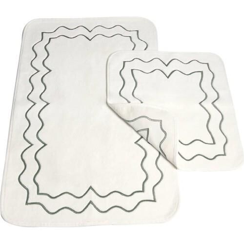 Nazik Home Helena Yeşil 2 li Paspas Set 70*120