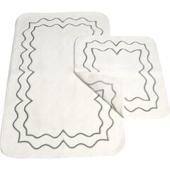 Nazik Home Helena Yeşil 2 li Paspas Set 70*120