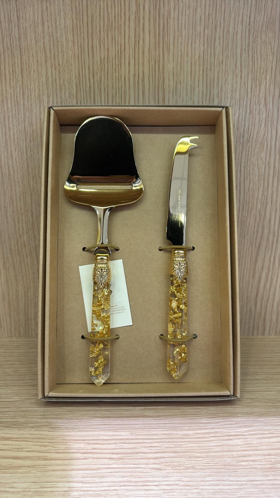 Rivadossi Luna Oro Peynir Servis Seti