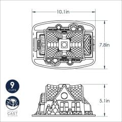 Nordicware Ev Bundt Kek Kalıbı Gümüş