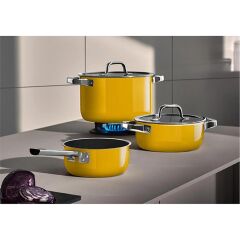 WMF Fusiontec Tencere Seti Mango Sarı 4 Parça