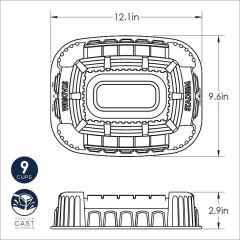 Nordicware Stadyum Kek Kalıbı Gümüş
