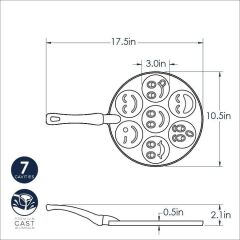 Nordicware Gülen Yüzler Pancake Tavası