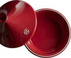 Emile Henry Ateşe Dayanıklı Tajin 32 cm 5 Lt Kırmızı/Burgundy