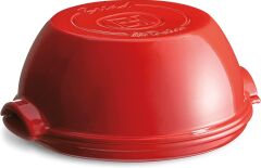 Emile Henry Fırın Kabı Ekmek Yuvarlak 32 cm Kırmızı/Burgundy