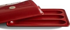 Emile Henry Baget Ekmek/Fırın Kabı Dikdörtgen 39 x 23 cm Kırmızı/Burgundy