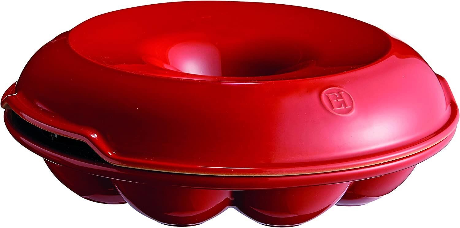 Emile Henry Ekmek/Fırın KabıYuvarlak 30 cm Kırmızı/Burgundy